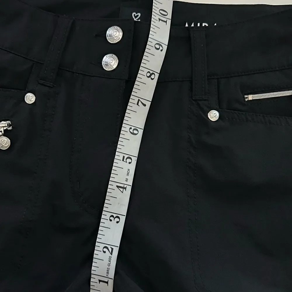 Daily Sports Black Miracle Capri Pants Size 4 - Picture 13 of 15